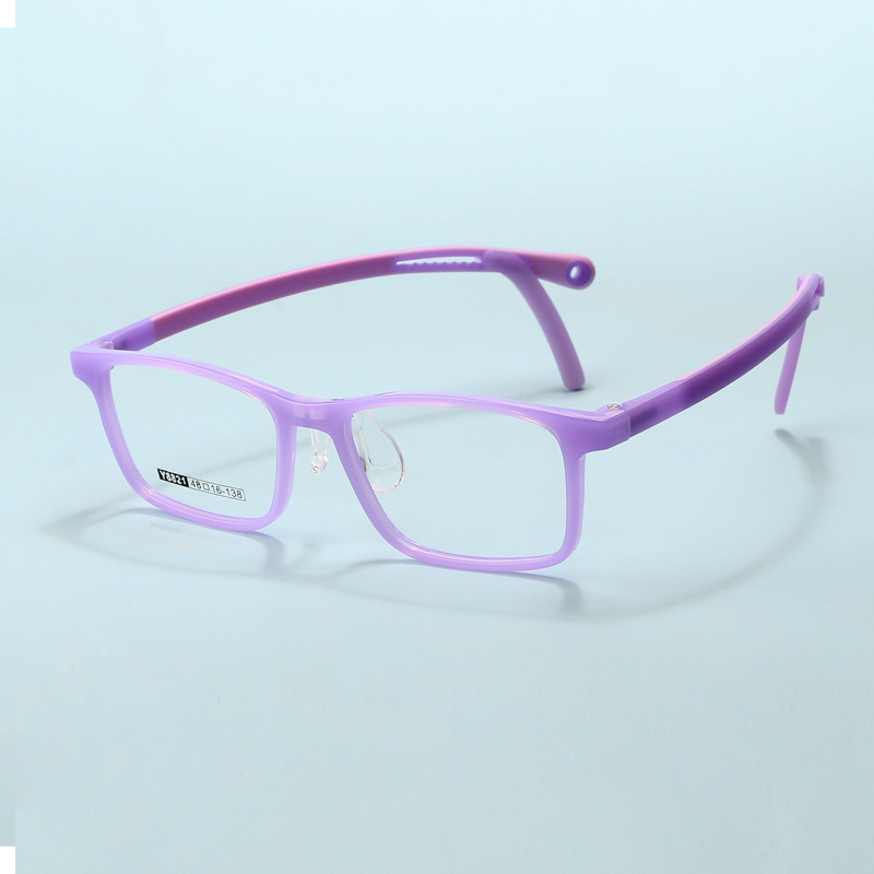 兒童眼鏡框配超輕舒適硅膠防滑耳鈎 兒童近視眼鏡架批發Y8821