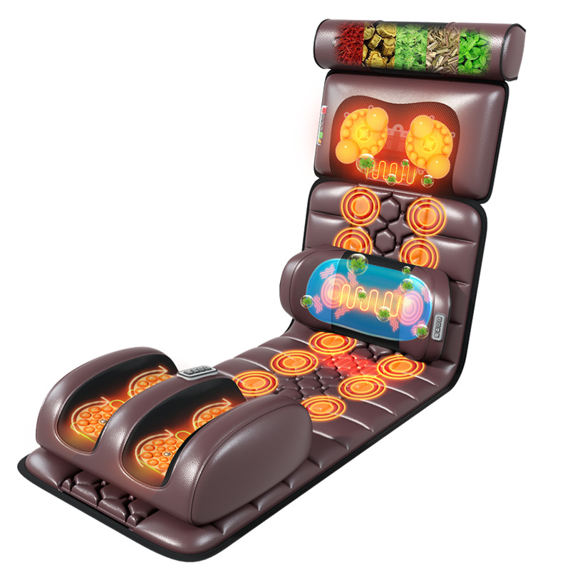 オークス マッサージマット 家庭用 全身 首 肩 腰 背中 マッサージャー マッサージクッション 揉み振動マッサージパッド