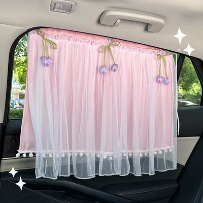 Curtain Car Track Style Curtain Baby — Car curtains