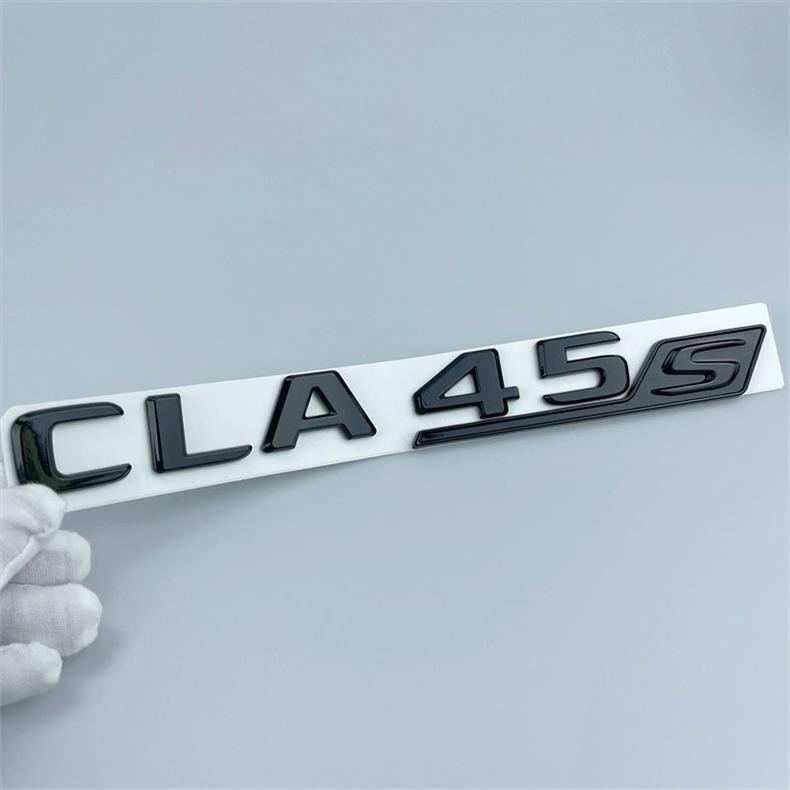 CLA black label Mercedes-Benz CLA modified black tail emblem CLA35 CLA200 CLA260 CLA45 car emblem blacked out