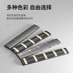 壁に穴を開けずにクロスボーダー厚みのある目に見えないフック、バスルームのコートフック、衣類ラック、トイレのバスルームドアの後列フック