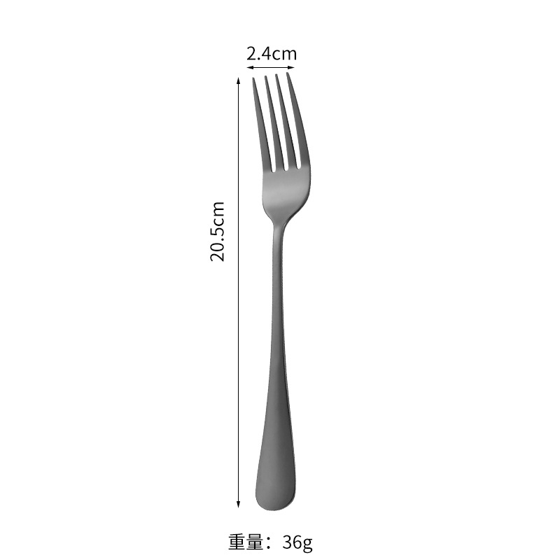 Juego de cuatro piezas de cocina occidental de hotel dorado cuchillo, tenedor y cuchara Transfronterizo 1010 traje de vajilla de acero inoxidable cuchillo, tenedor y cuchara