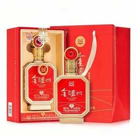 金泸州白酒动彩 52度 浓香型 礼盒装整箱批发喜宴宴请送礼白酒