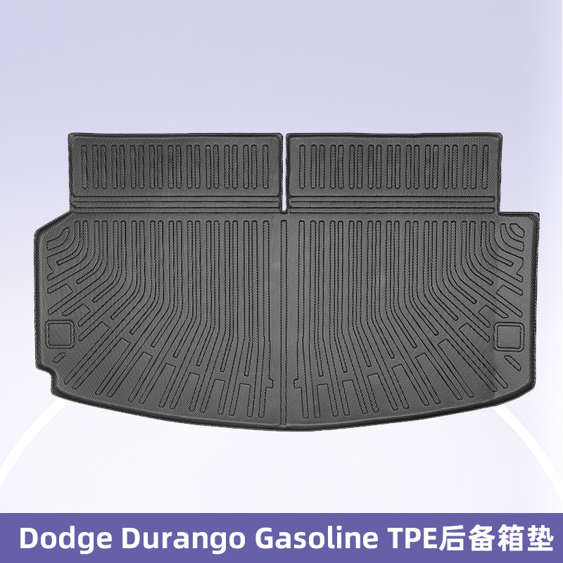 Aplicable a Dodge Durango 2016 - 2024 combustible 3D todo el tiempo material TPE almohadilla para los pies almohadilla del maletero