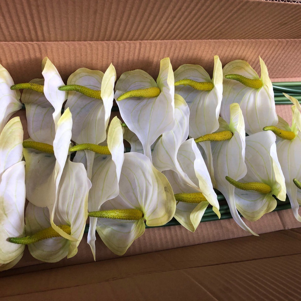 Artificial flowers, small anthurium, anthurium, glued flamingo, high quality artificial flowers, artificial flowers, factory direct sales