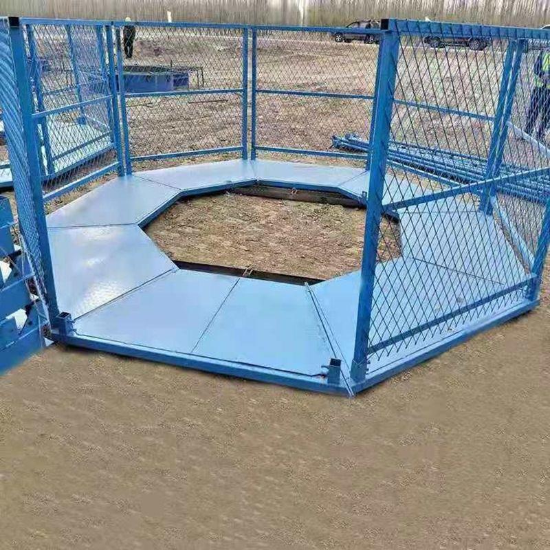 盖梁平台墩柱操作施工平台安全防护梯笼本地直发