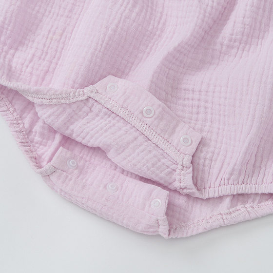 Baby sheath clothes 0-2 years old summer baby girl clothes small flower sling cotton romper baby sleeveless jumpsuit