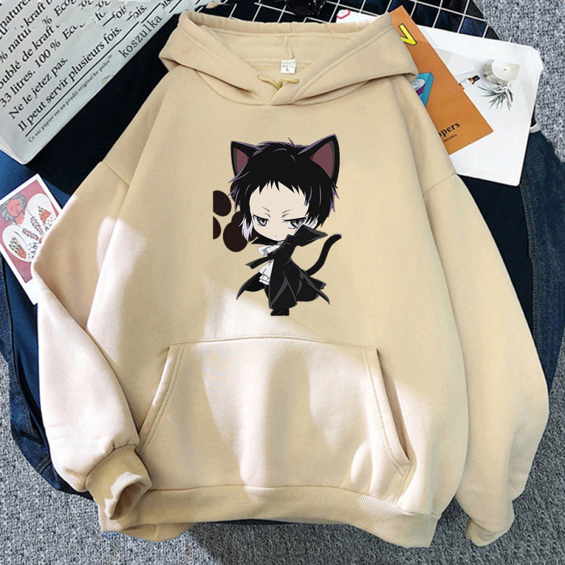 Sudadera CON CAPUCHA DE Anime Bungo Stray Dogs para mujer, R