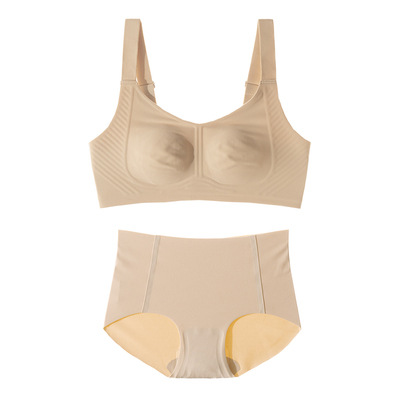 5549 tira de jalea sin costuras soporte suave inalámbrico más tamaño ajustable cepillado ropa interior térmica sujetador ultrafino de las mujeres
