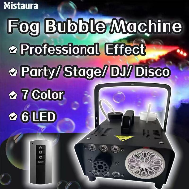 Factory Cross Mirror Remote Control Smoke Bubble Machine LED500W Smoke Machine Stage Lighting Wedding Small Smoke Machine All Saints