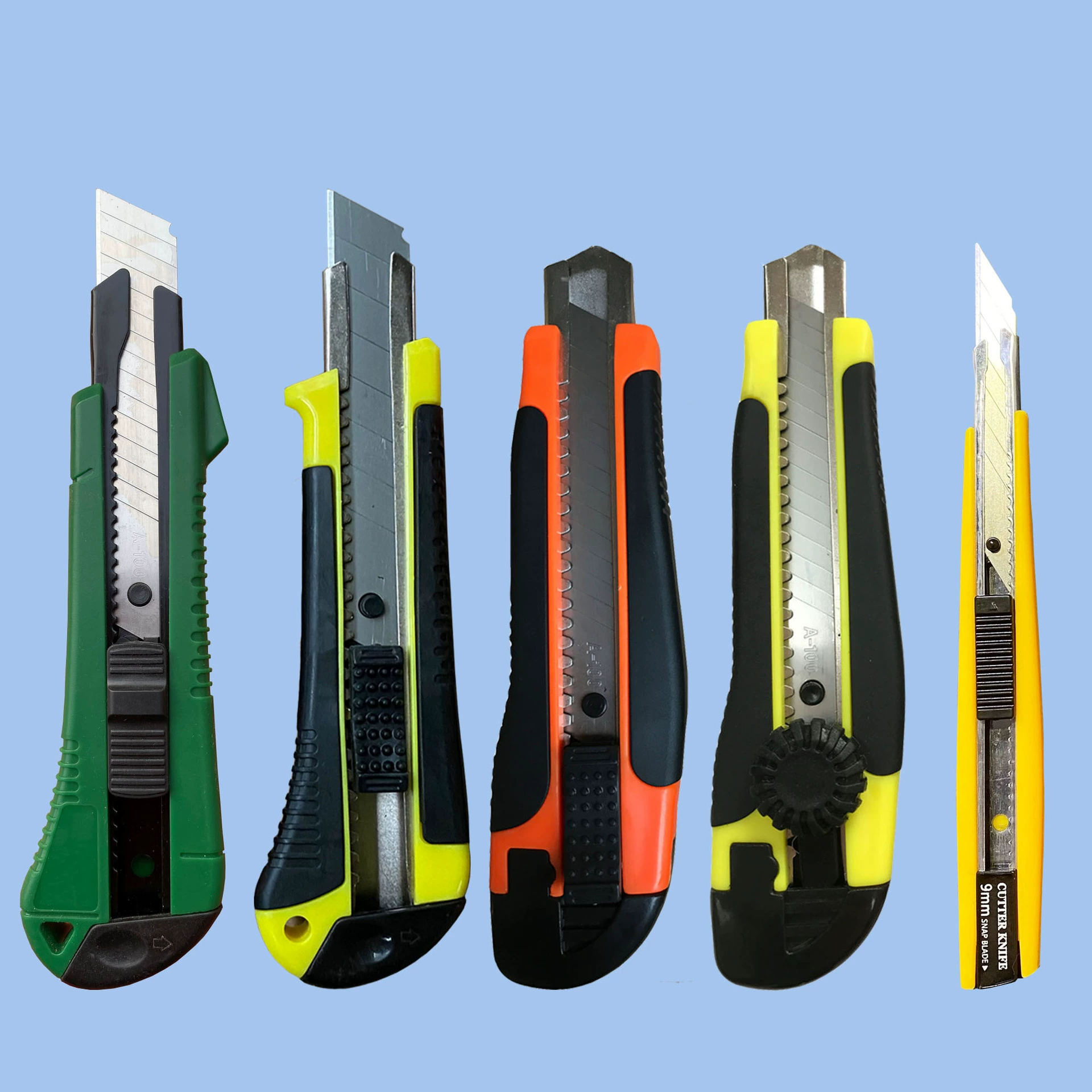 Оптовый держатель для канцелярского ножа 18 мм, держатель для ножа для обоев 286, резак для бумаги, алюминиевый сплав, нержавеющая сталь 9 мм