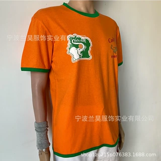 厂家夏季承包全棉200g圆领短袖T恤可定制广告/Logo日常出行休闲衫