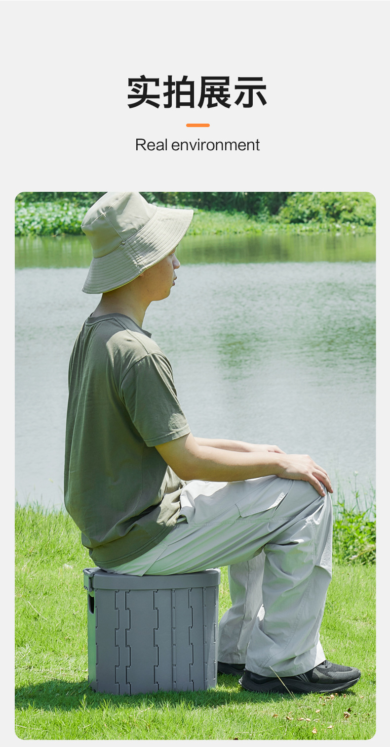 M1 Ergonomic Folding Toilet for Outdoor Use, Car-Mounted Toilet for Camping, Road Trips, Elderly, Portable Camping Toilet