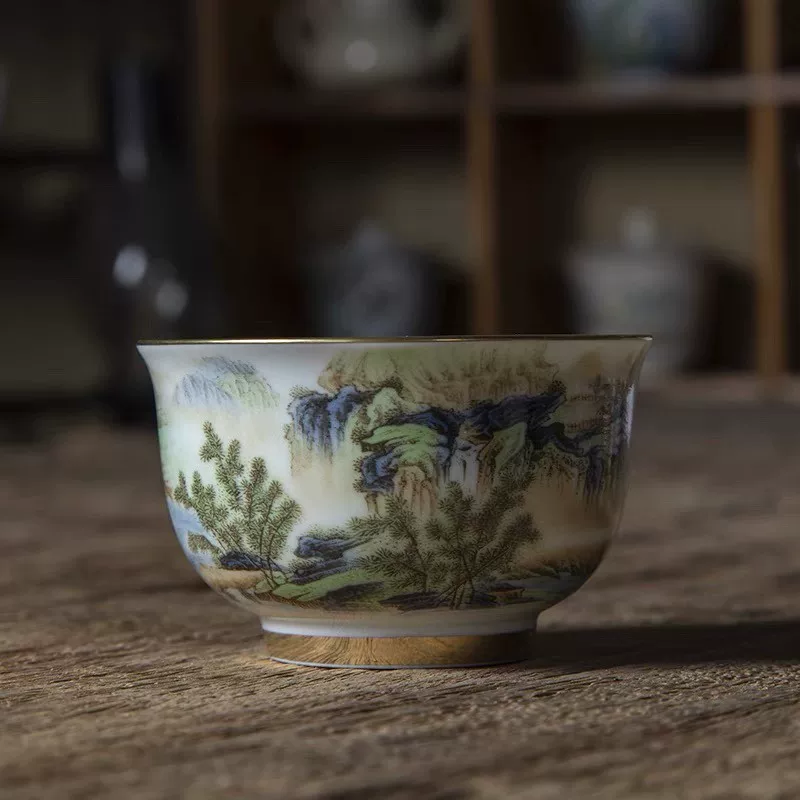 Высококачественная чашка мастера Jingdezhen Fuchun Mountain Juku - одноразовая чашка, чайная керамическая чашка для чая кунг-фу, персональная посвященная
