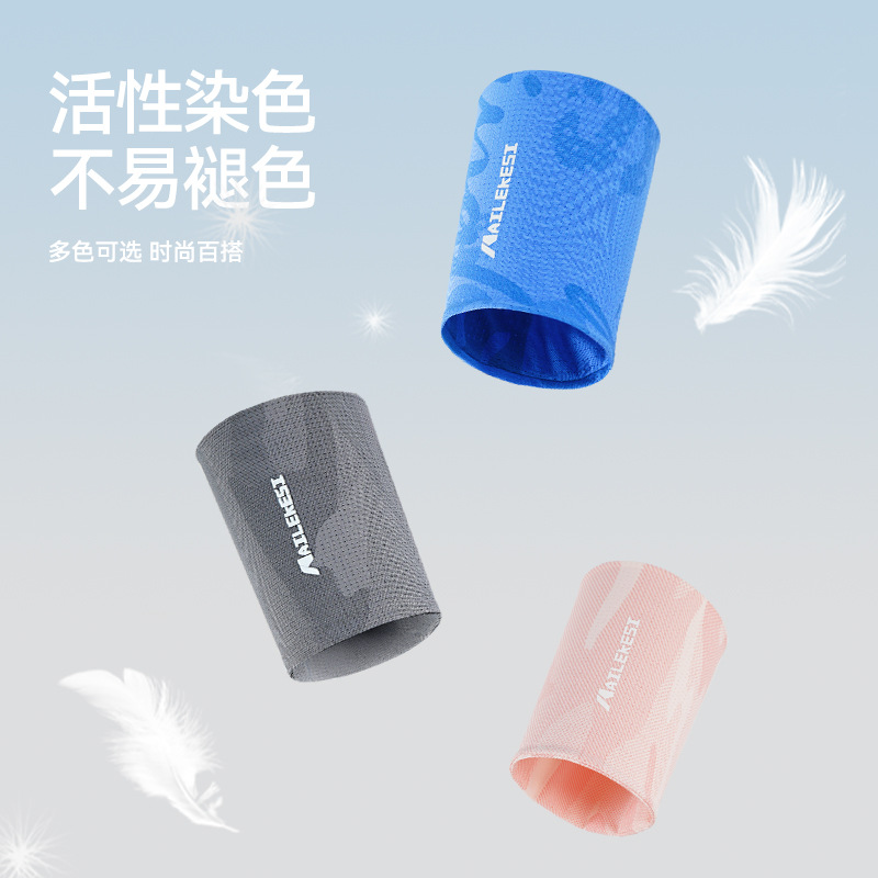 Brazalete deportiva de muñeca de muñeca succión de sudor toallas para correr mujeres acondicionamiento físico de verano equipo de toallas secas rápidas muñeca fría ahora