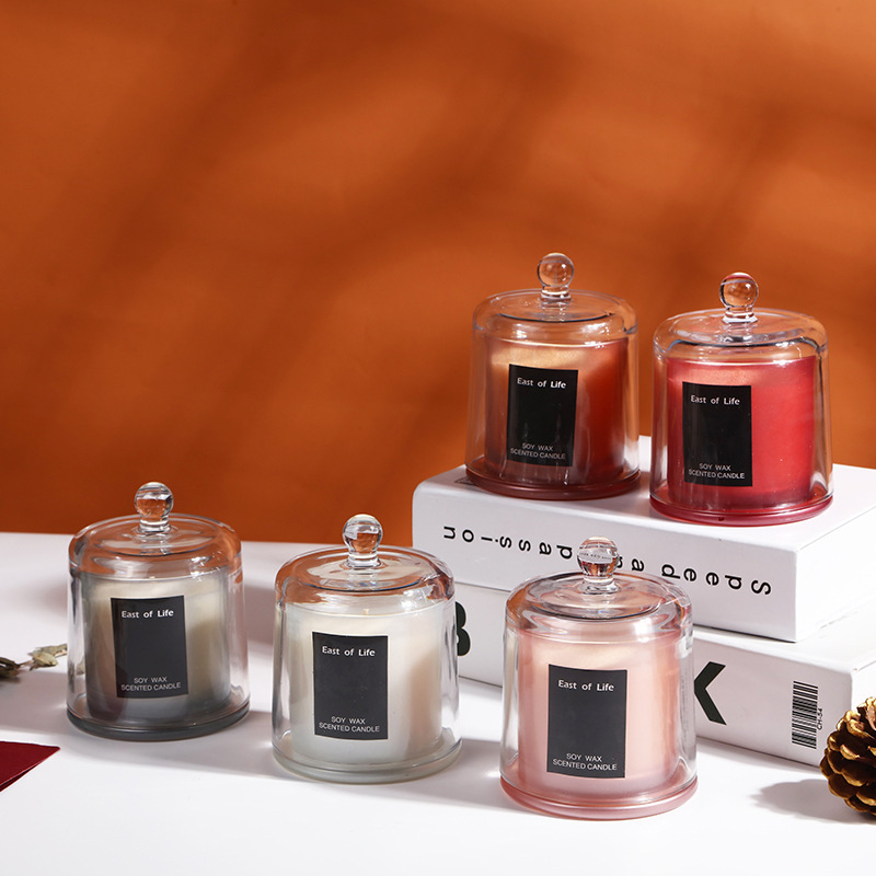 Niche Creative Golden Bell Candle Aromatherapy Candle DIY Household Indoor Plant Essential Oil Aroma Glass Ornaments Wholesale