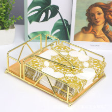 轻奢加长款木质纸巾架餐厅酒店抽纸架自助餐方形纸巾座实木抽纸架