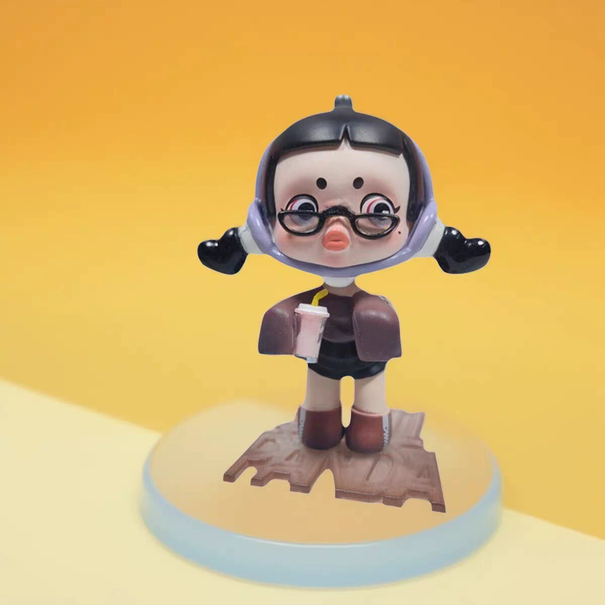POPMART SKULLPANDA Bear Meow Популярная серия слепой бокс трендовая фигурка игрушка автомобиль украшения
