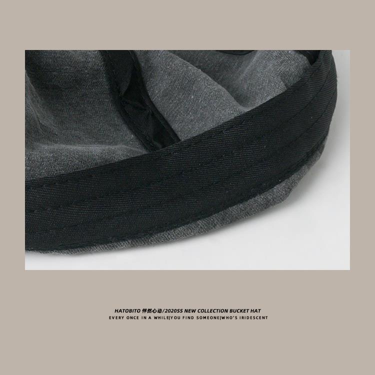 ~笨笨小舖~瓜皮帽 日系 棉質 帽子 圓頂 雅痞流氓帽 地主帽 水兵帽 地主帽 流氓帽 遮陽帽 嘻哈帽 遮陽帽 工作帽