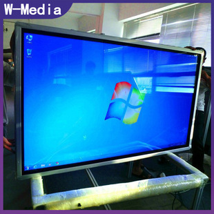 43inch Black Wall-Mounted Touch All-In-One Advertising Machine Government Publicity Digital Display Hospital Outpatient Shenzhen Manufacturer