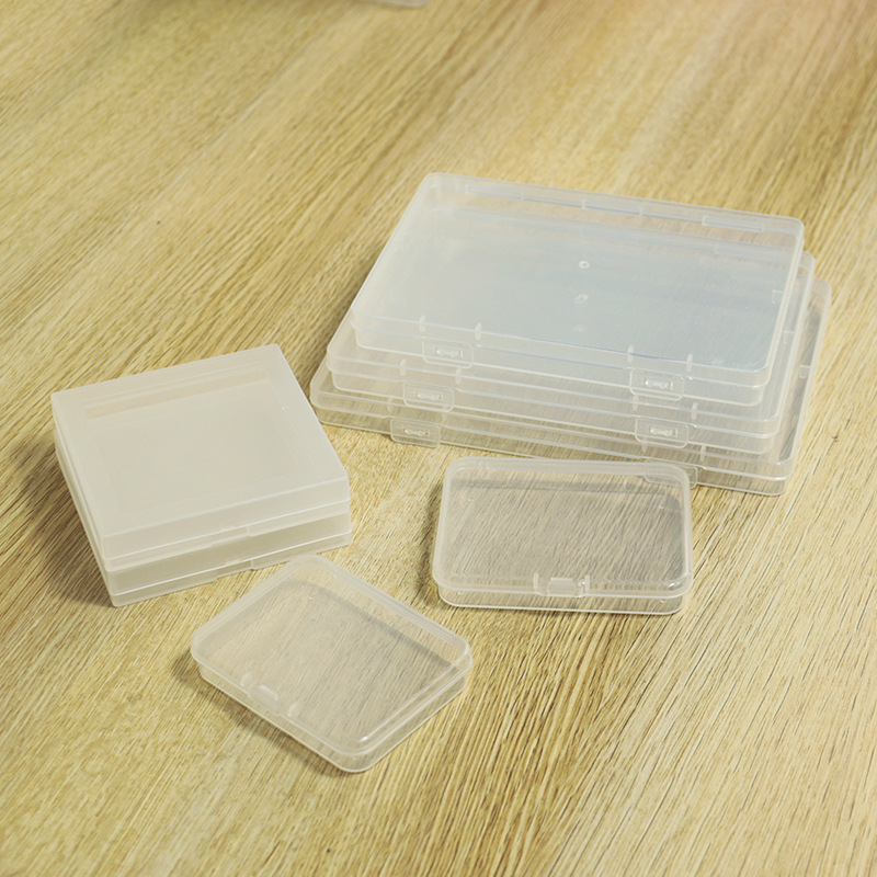 conjoined 1.8 height plastic box cross-border puff jewelry box transparent sample box hardware tool accessories box