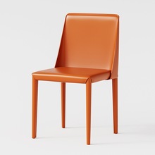 意式马鞍椅餐椅家用餐厅轻奢高级感岛台椅子设计师极简凳