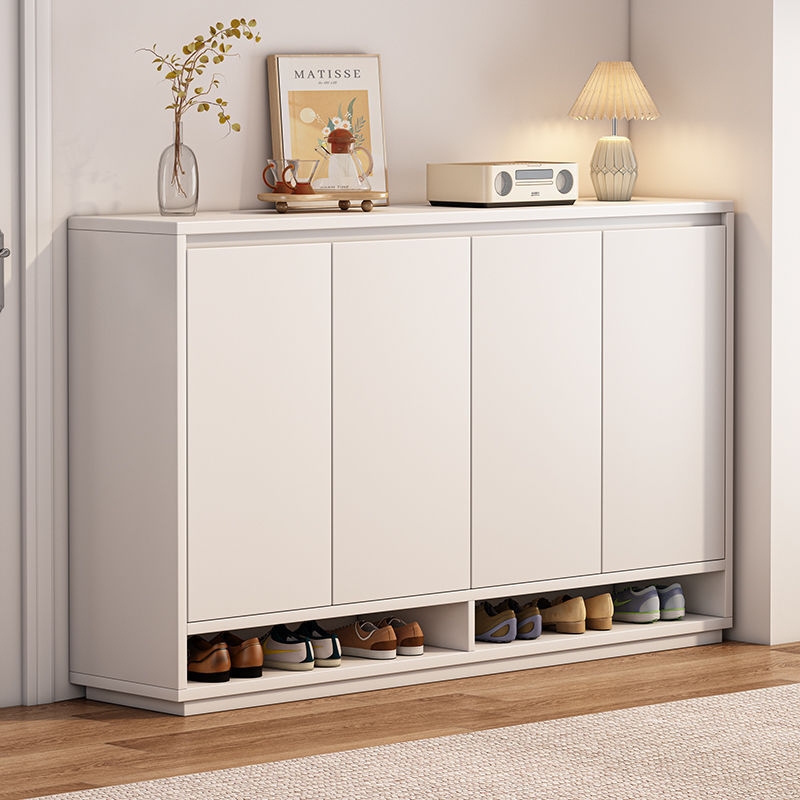 Shoe Cabinet for Home Entrance, Large Capacity, 2024 New Popular Model, Entryway Balcony Solid Wood Core Indoor Shoe Rack