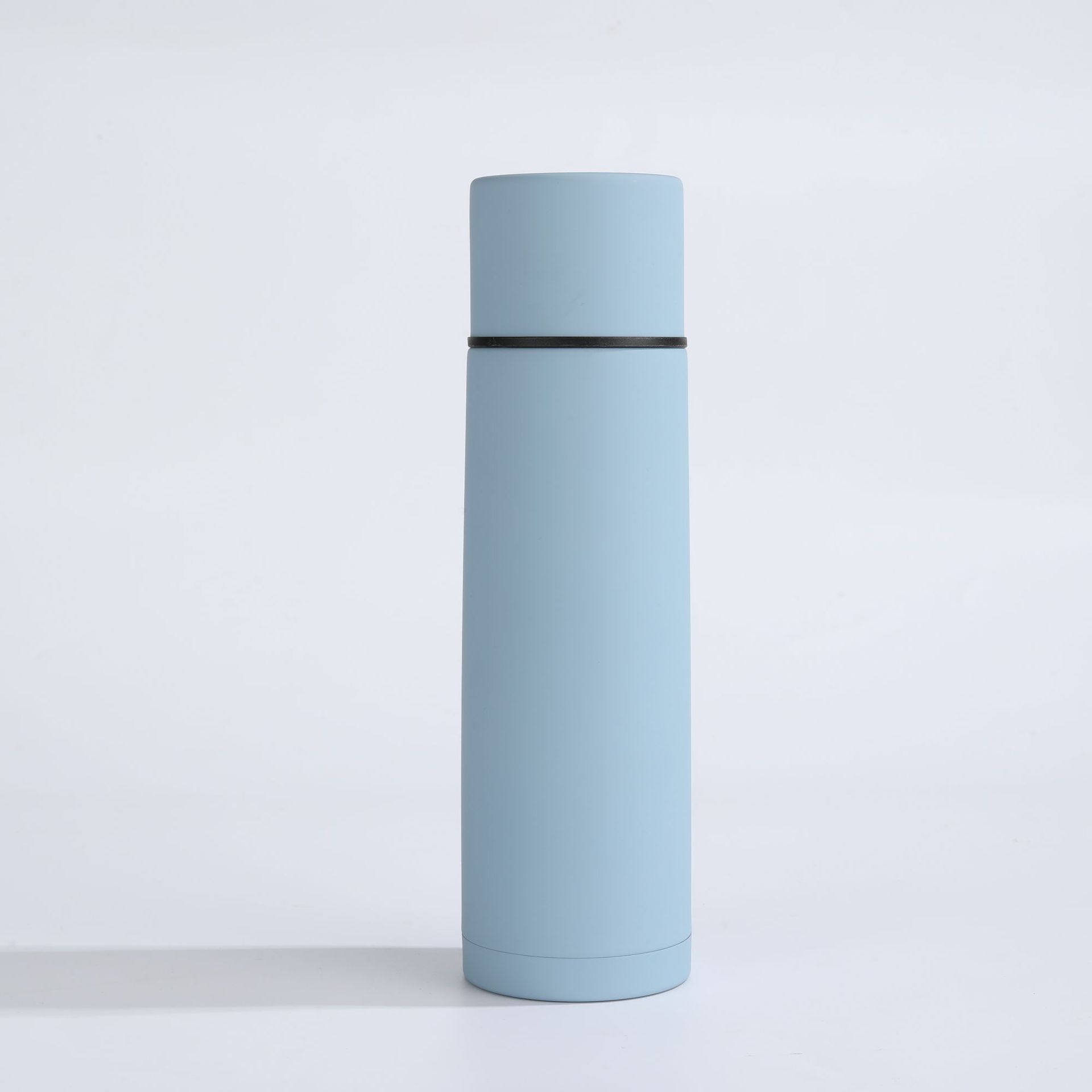 Taza termo de cuerpo recto de estilo simple de alto valor transfronterizo Taza de doble bebida portátil multifuncional Taza de automóvil de regalo de negocios de alta gama