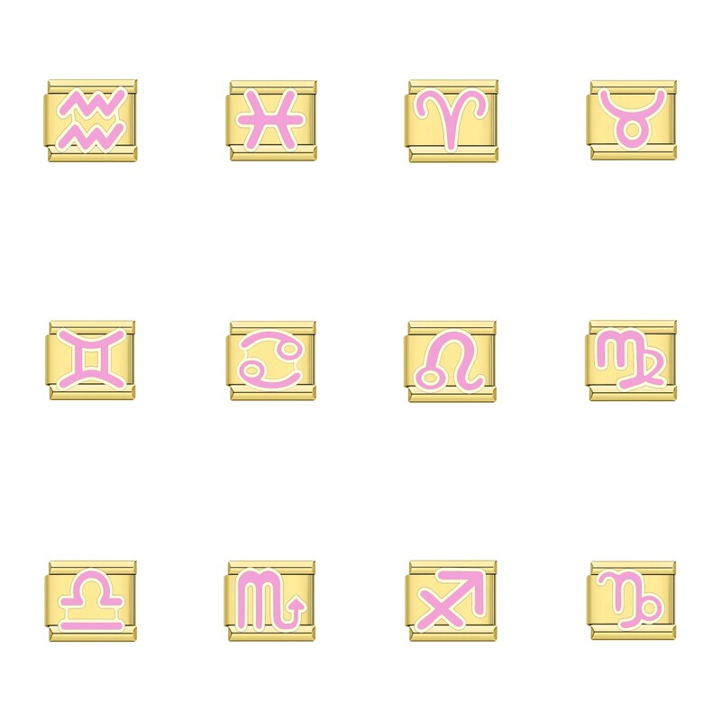 Artistic Font Italian Charm Module Bracelet 9mm DIY Free Assembly and Disassembly Retro Fashion Cross-Border Supply Artistic Font Italian Charm Module Bracelet 9mm DIY Free Assembly and Disassembly Retro Fashion Cross-Border Supply