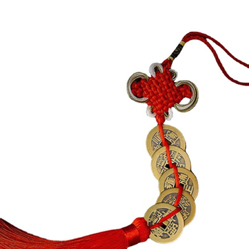 Manufacturer wholesale car pendants Five Emperors Copper Coins Antique Coins Windmill Interior Supplies