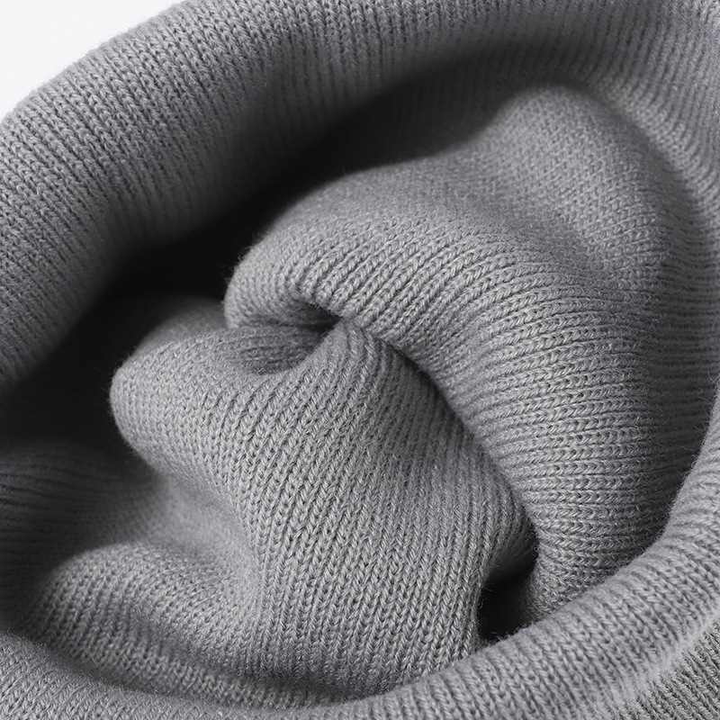 2023 New Autumn and Winter Light Board Warm and Thickened Double Layer Men's Woolen Hat European and American Cold Hat Simple Women's Knitted Hat_voghion.com