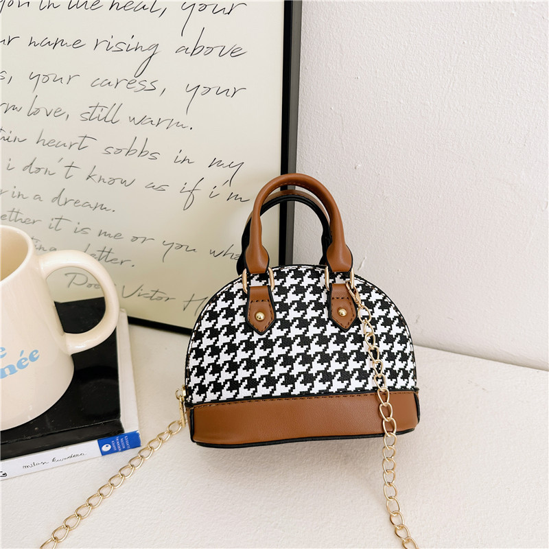 Estilo coreano ins nuevo bolso de los niños bebé mini retro Shell bolso estilo occidental chica crossbody accesorios bolsa