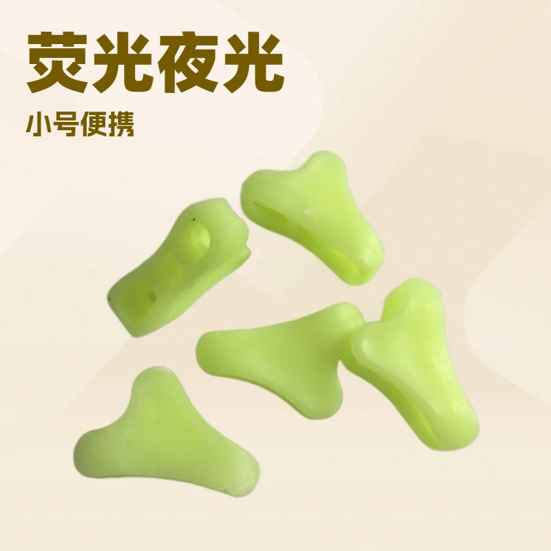 Outdoor Tents with High-Quality Fluorescent and Luminous Small Triangular Rope Clips