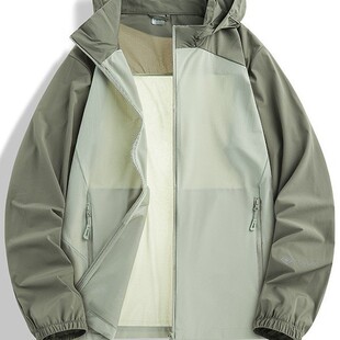 New Spring and Summer Thin Skin Clothes Color Insertion Machine Bag Elastic Outdoor Coat Couple's Hat Top Group Purchase Wholesale