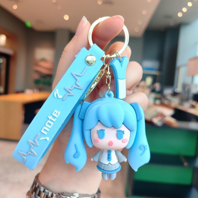 Dibujos animados pvc serie de anime llavero juego de marea muñeca llavero de coche bolsa colgante máquina de garra regalo al por mayor