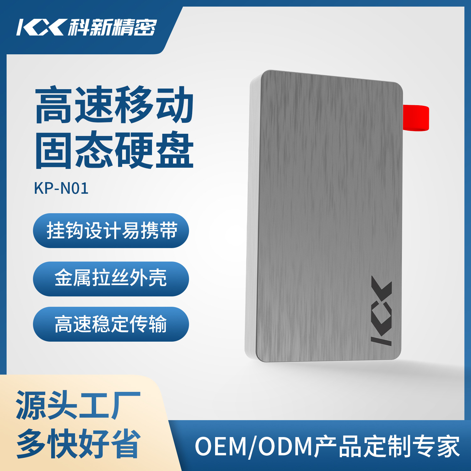 Solid State Mobile Hard Drive Type-C3.2 Mobile Hard Drive 2t Large Capacity High Speed External Solid State Drive Customized 1Tb