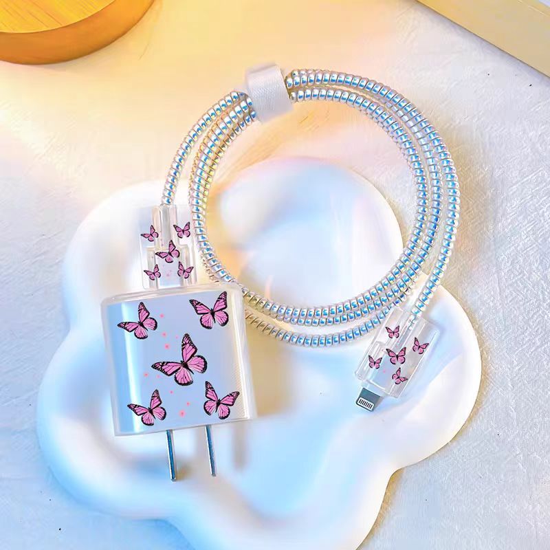 Aplicable a Apple 14 Cable Cover iPhone 13 Cargador Head 12 Promax Winding Cable Cover iPad