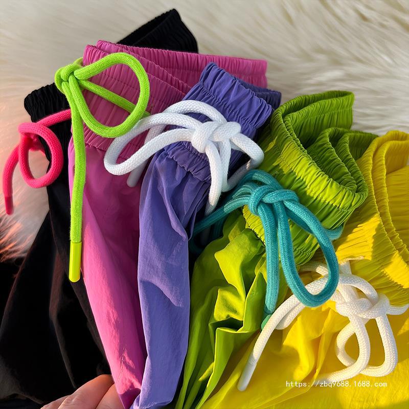 Gehua Dopamine Quick-drying Shorts Men's Summer Thin American Style High Street Fashion Brand Color Sports Leisure Five Points