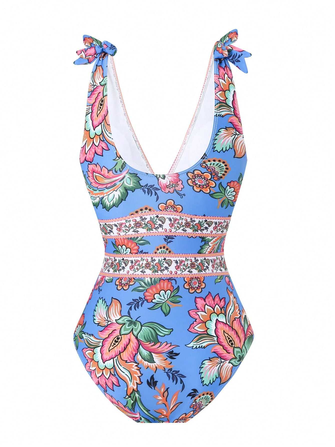 ethnic style one-piece swimsuit women
