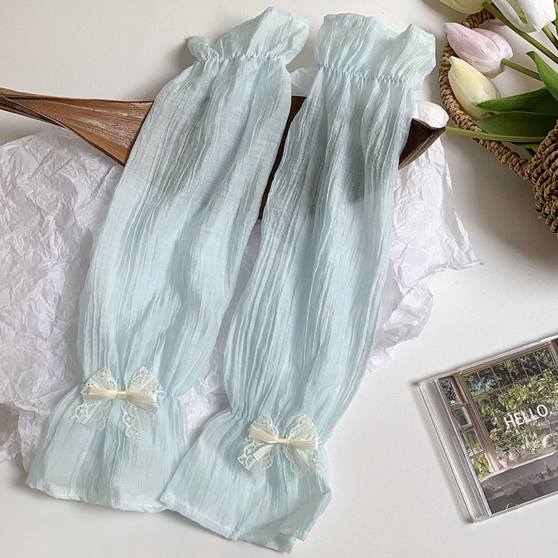 Funda de manga de hielo con lazo, suelta, transpirable, todo-fósforo, manga de conducción, manga de trompeta ligera, manga de hielo, manga de protección solar, mujer