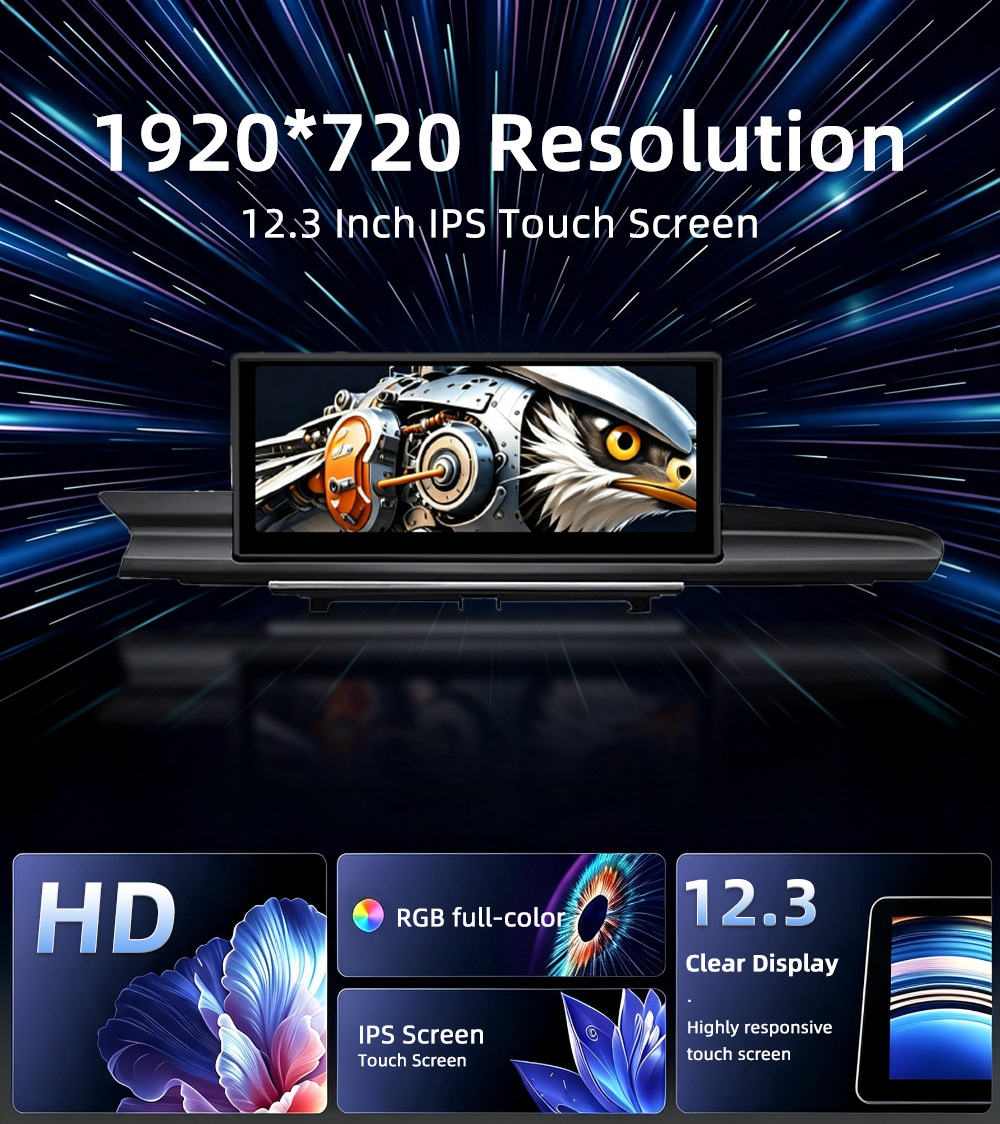 Navigation center console large screen suitable for Audi A6 A7 C7 S6 S7 4G 2012-2018 car Android system