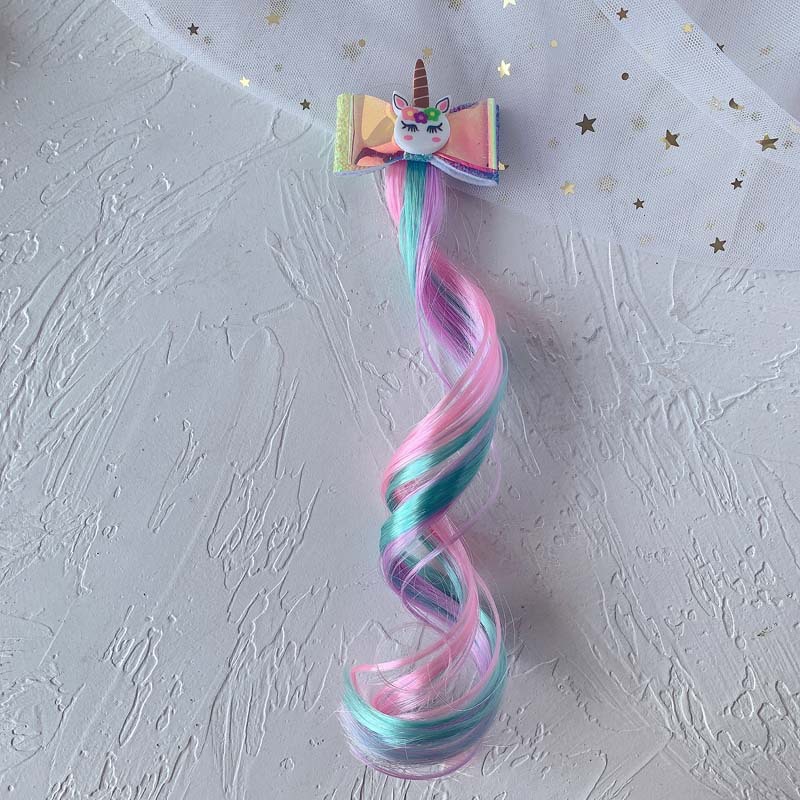 Muchachas Lindo Unicornio El Plastico Pinza Para El Cabello display picture 12