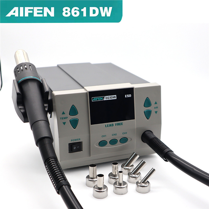Sugon Aifeng 861Dw Hot Air Gun Direct Wind Spiral Wind Desoldering Station for Repairing Motherboards and Mobile Phones Sugon Aifeng 861Dw Hot Air Gun Direct Wind Spiral Wind Desoldering Station for Repairing Motherboards and Mobile Phones