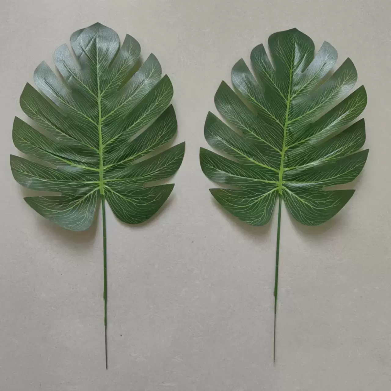 仿真树叶绿植假花插花配叶龟贝叶龟背叶小号盆景花配草批发