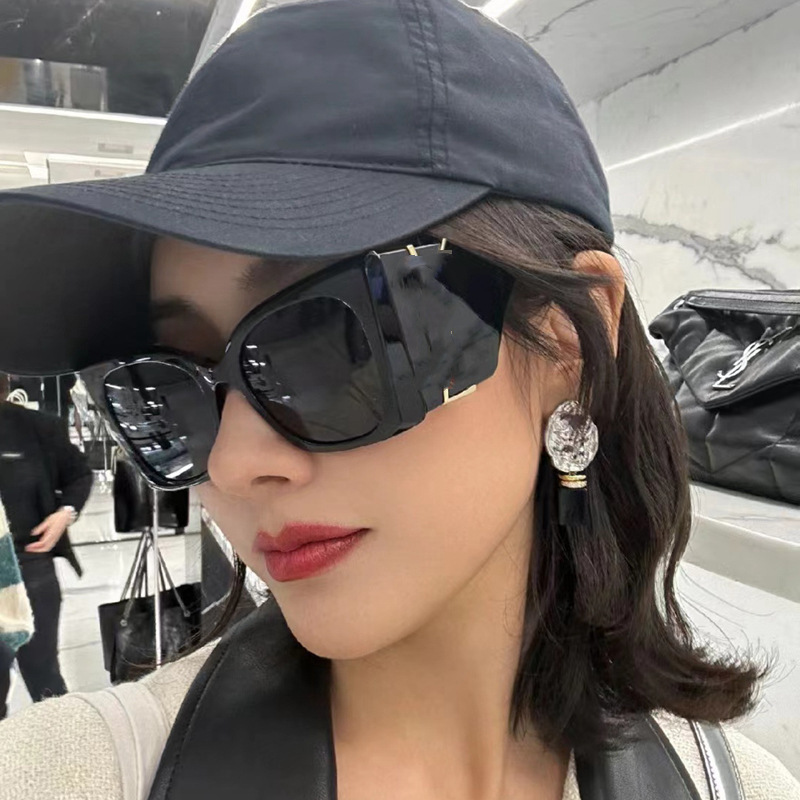 欧美时尚大框太阳镜女潮宽镜腿猫眼太阳镜女跨境批发sunglasses详情5