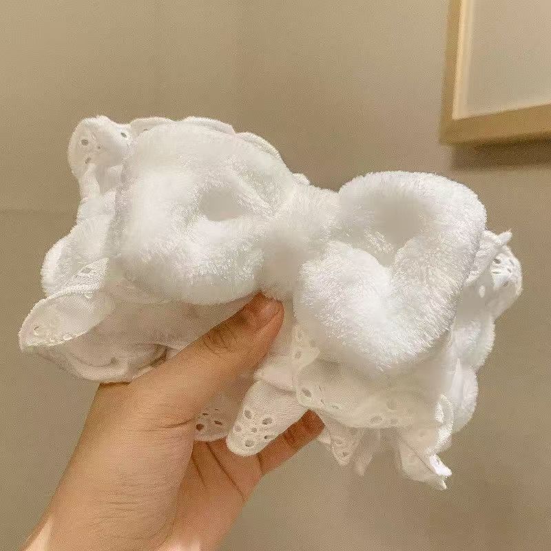 Otoño y invierno dibujos animados peluche lavar la cara cinturón de cabello máscara de mujer lavar la cara cinturón de cabello impermeable estereoscópico impermeable adornamientos de cabello al por mayor