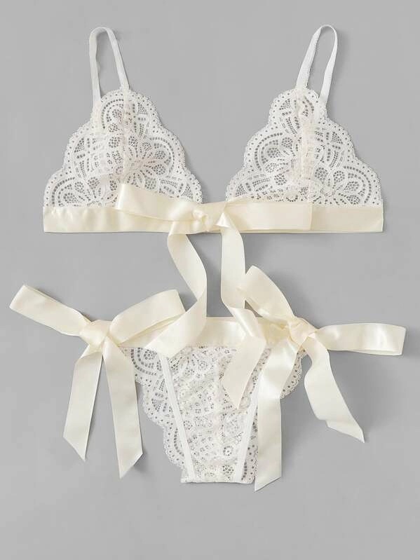 2020 nuevo corte dividido Bikini de encaje moda europea y americana sexy correa de encaje de tres puntos lencería sexy