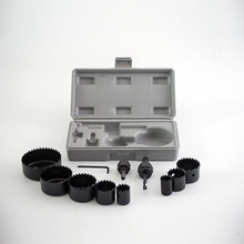 木工专用工具开孔器套装11PC五金工具石膏板PVC板打孔钻头跨境热