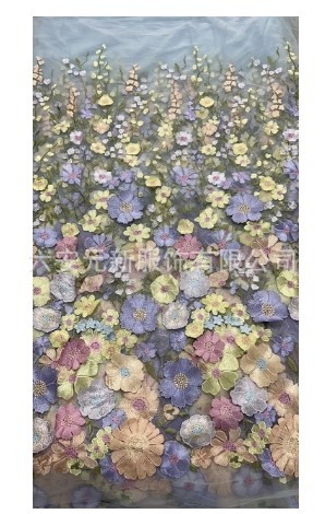 2023 nuevo europeo y americano transfronterizo Amazon colorido pastoral vestido de bola flor noche floral Correa fiesta
