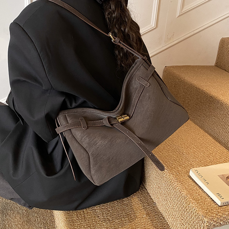 2025 nuevo retro textura mochila de hombro casual bolsas de gran capacidad bolsas de viaje mochila de mujer